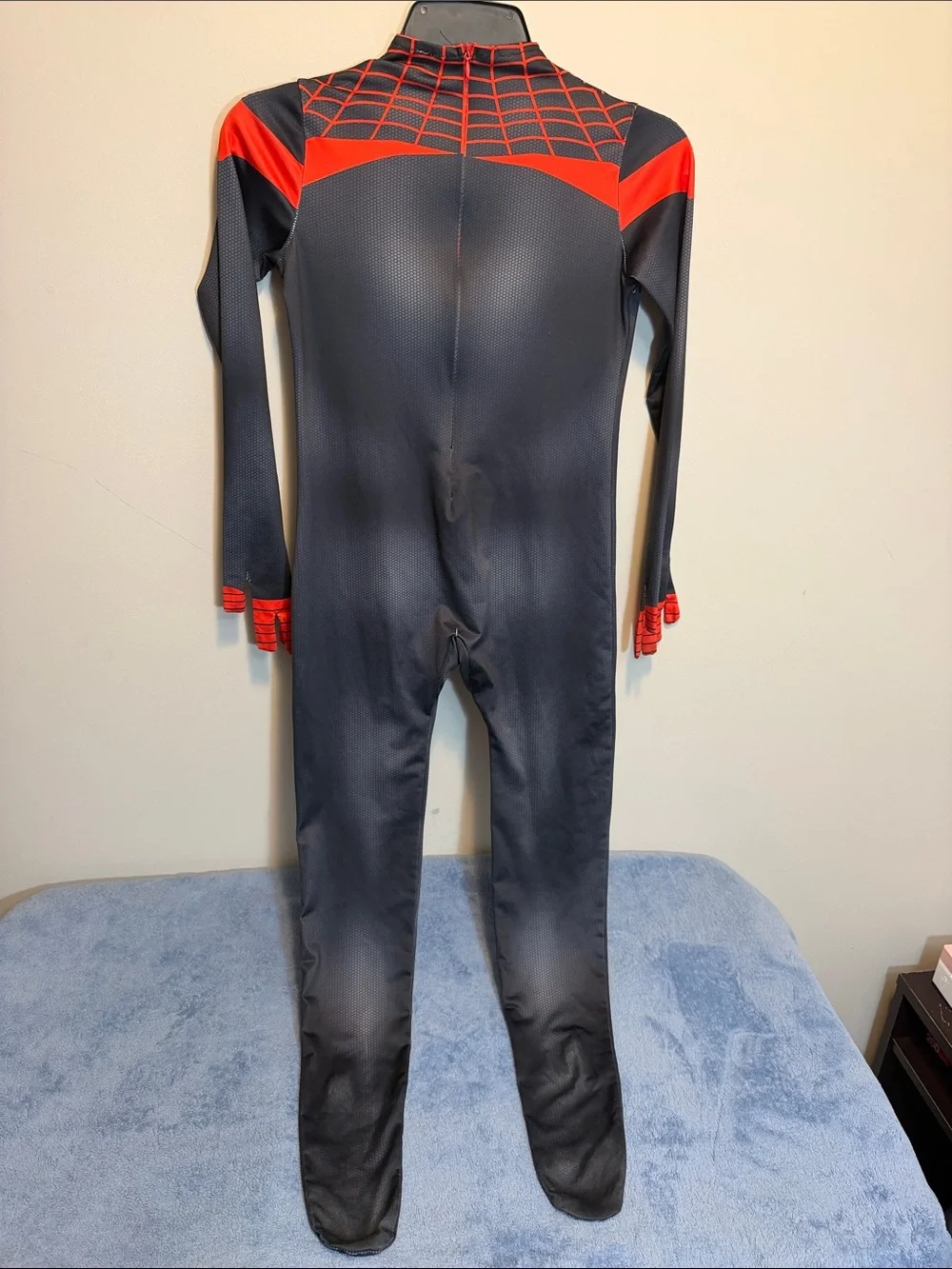 Kids Black and Red Superhero Jumpsuit Costume